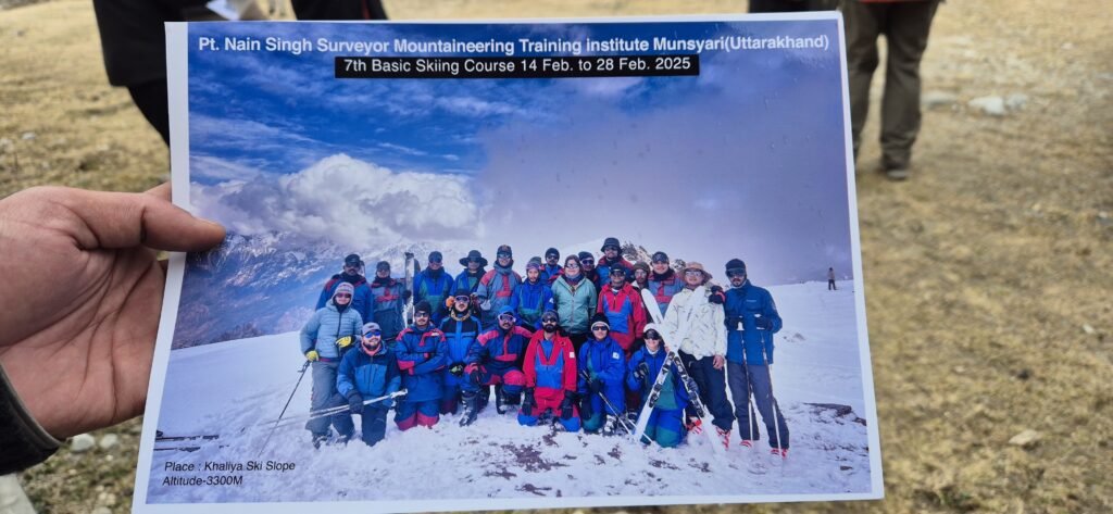 Skiing competition at Munsyari