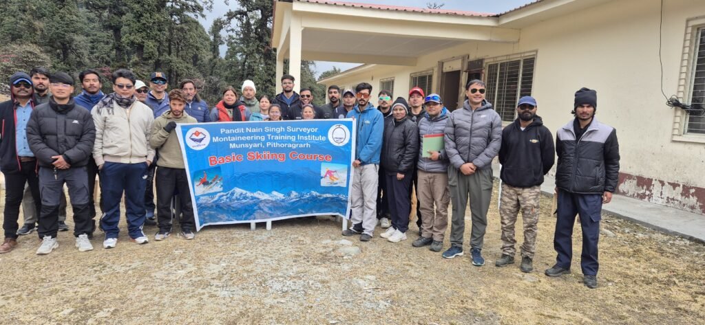 Skiing competition at Munsyari